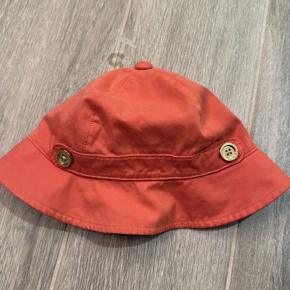 Janie and Jack Orange Bucket Hat - Picture 1 of 6